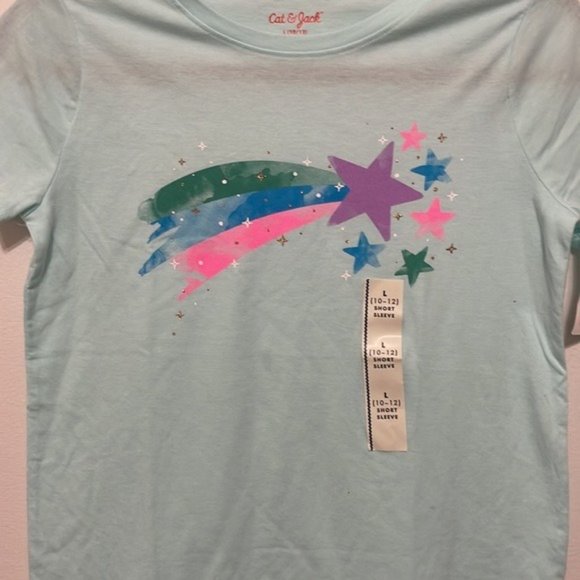 FREE With Purchase NWT Cat & Jack Shooting Star Short Sleeve T-Shirt - Picture 2 of 6
